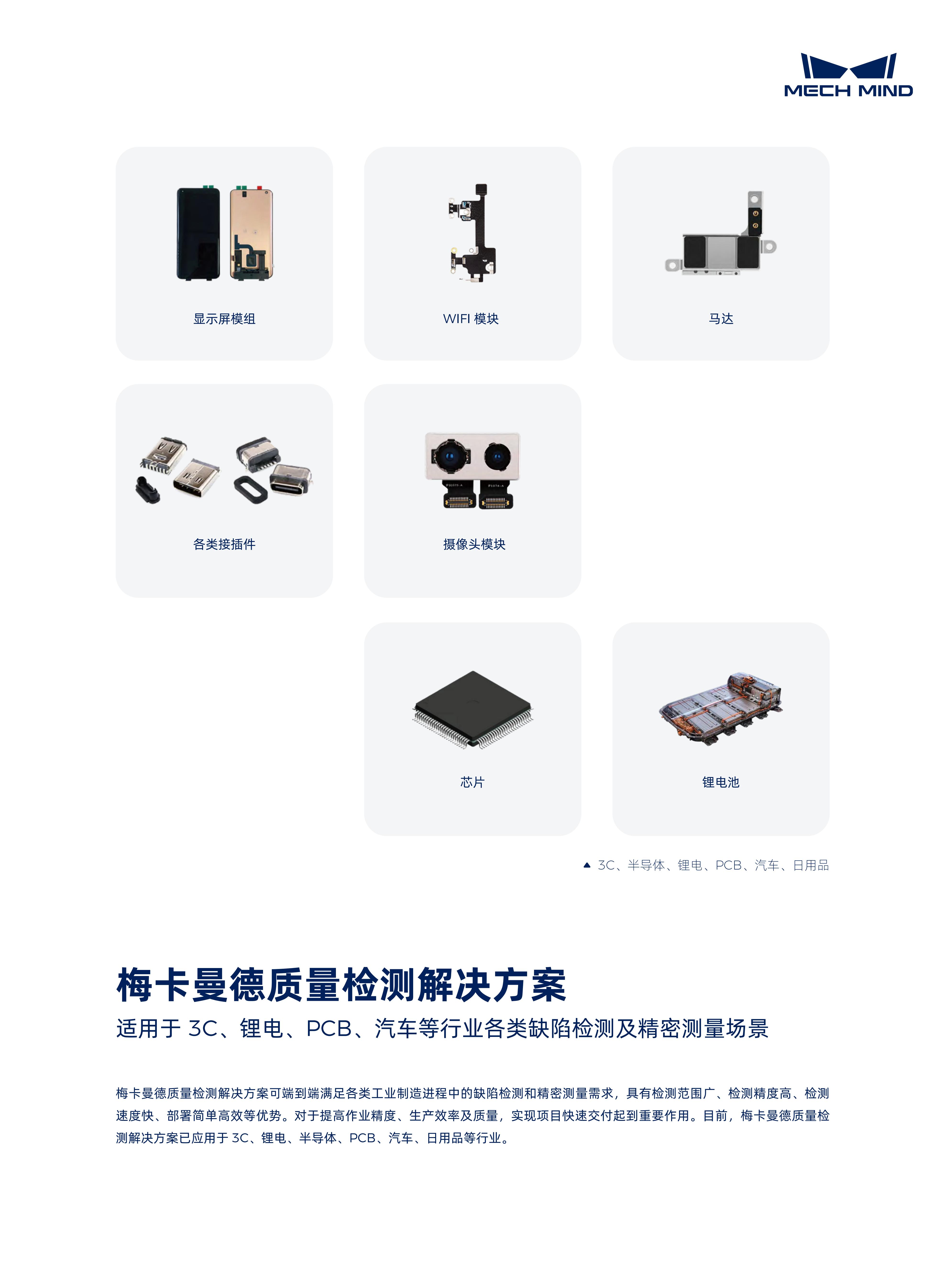 【宣传页】梅卡曼德质量检测解决方案
